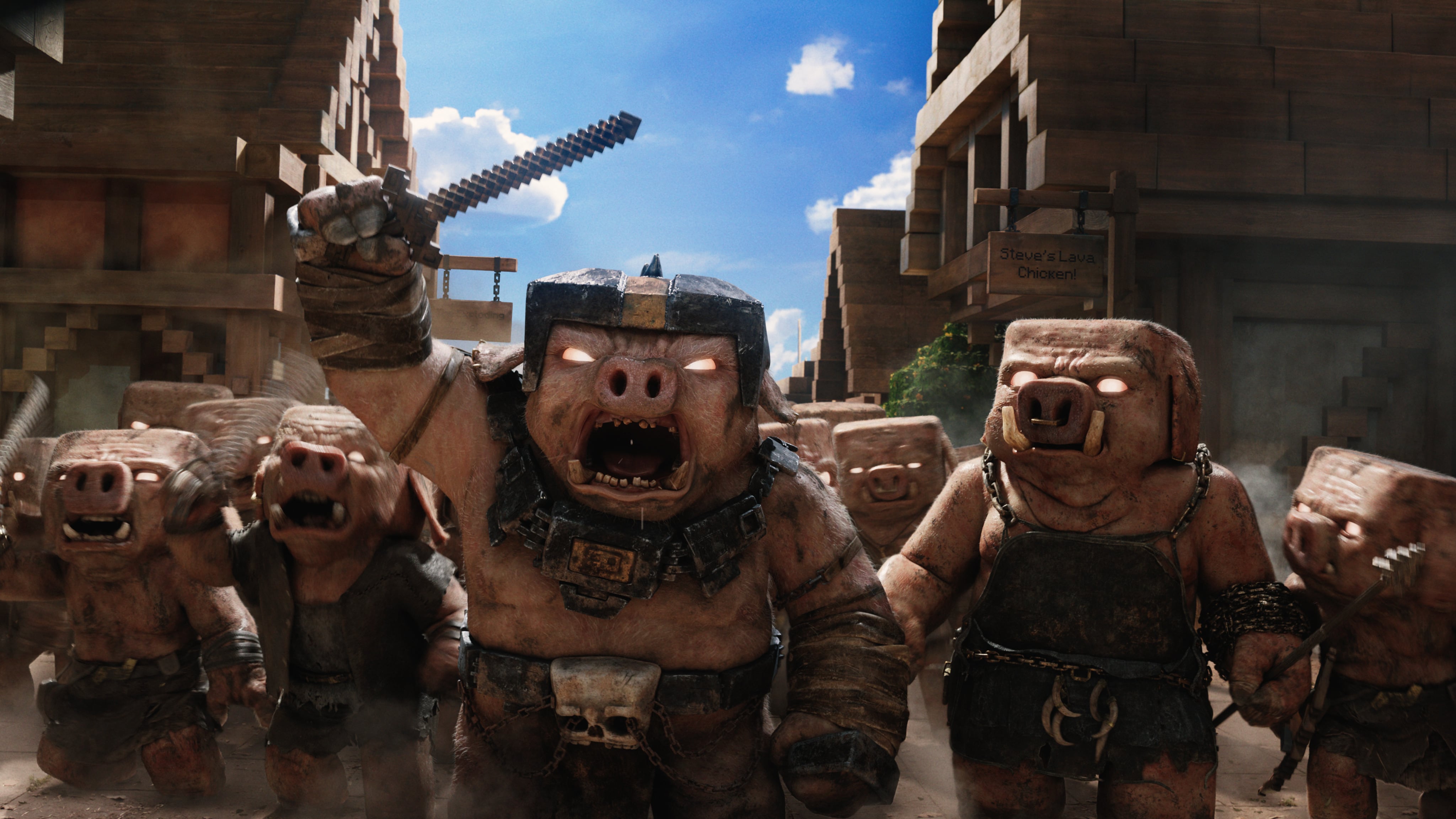 Un fotograma de &#039;Una Película De Minecraft&#039;. / Warner Bros.