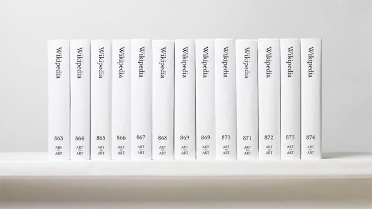 Ya puedes comprar una Wikipedia impresa