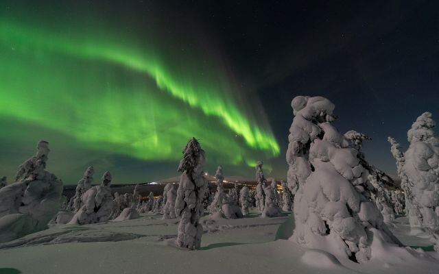 Las auroras boreales son fenómenos de la naturaleza hermosos y muy raros