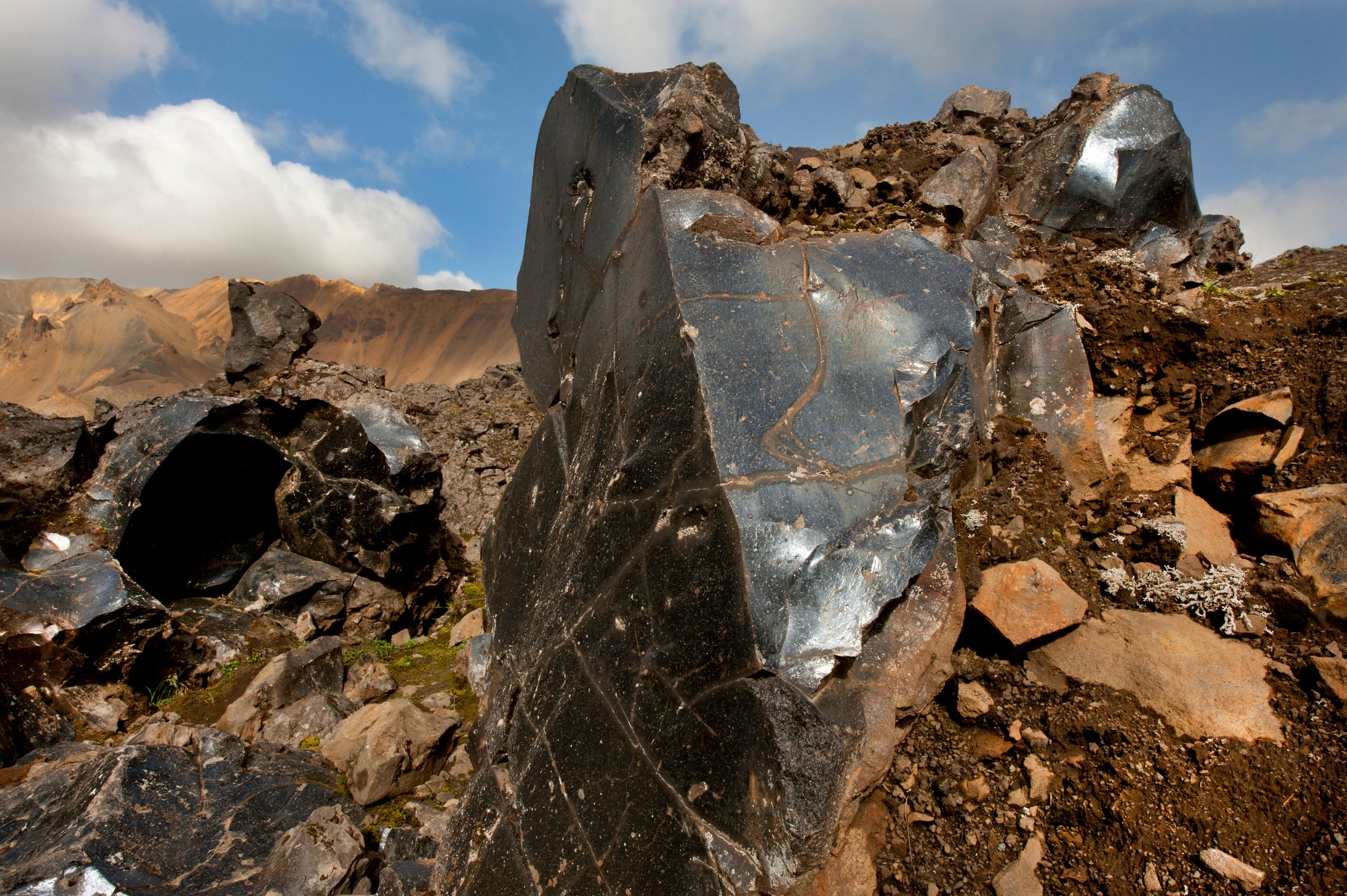 Montaña de obsidiana