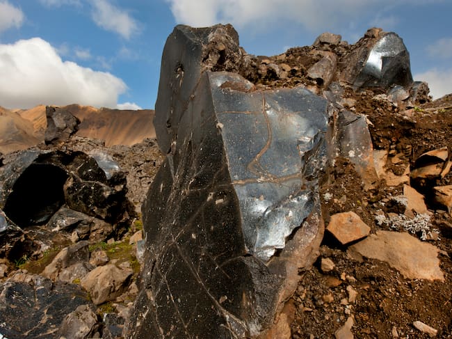 Montaña de obsidiana