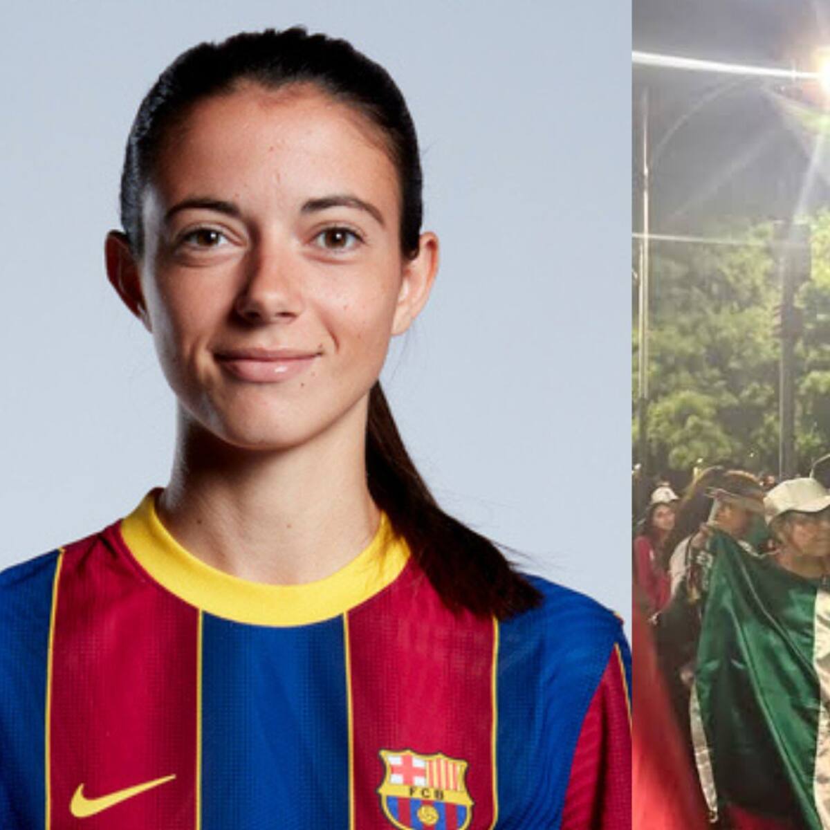 ¿Qué hacía Aitana Bonmatí en el Ángel? La futbolista se unió a la fiesta
