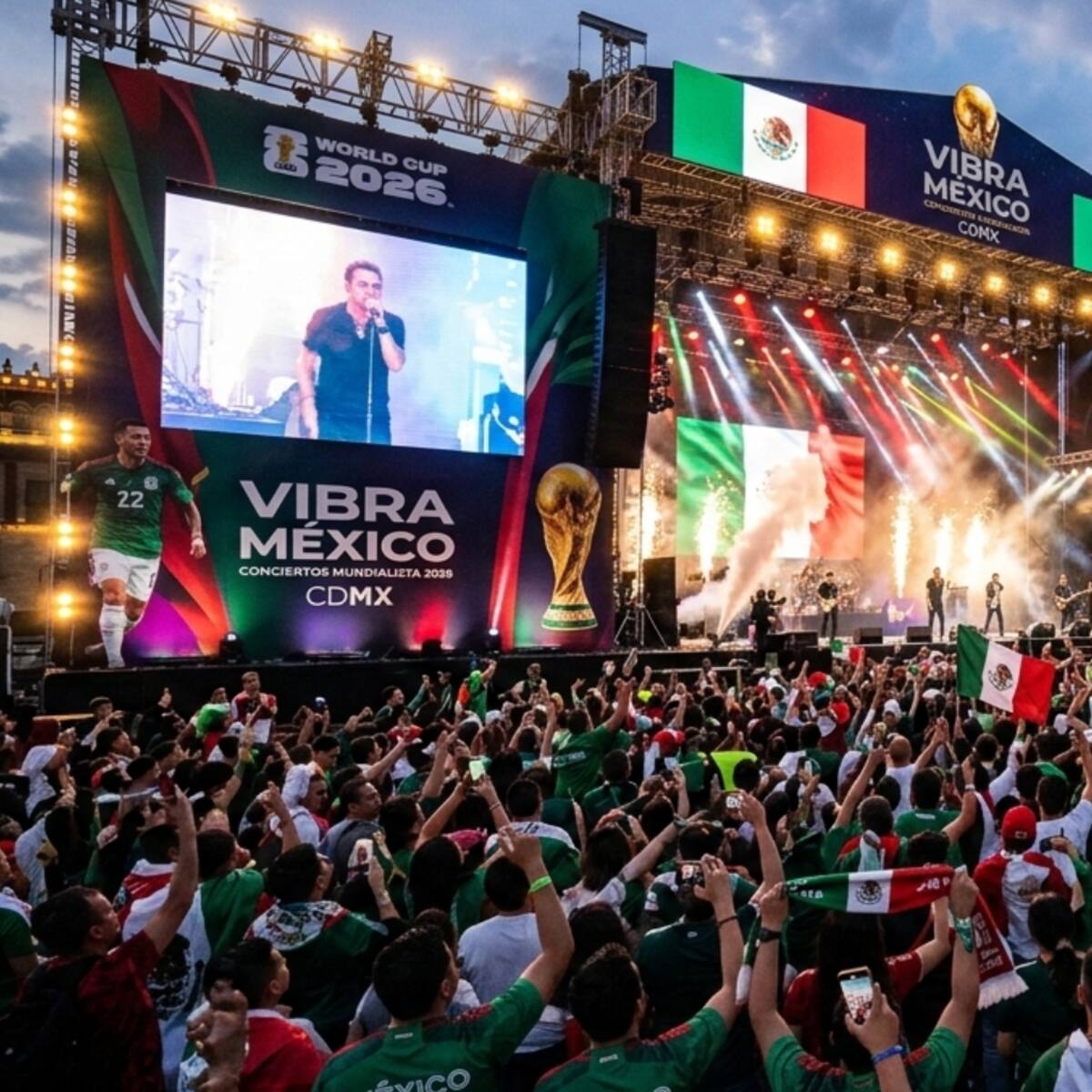 México Vibra: Qué artistas tocarán en CDMX por el Mundial 2026