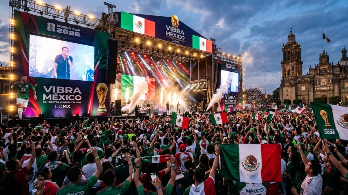 México Vibra: Qué artistas tocarán en CDMX por el Mundial 2026