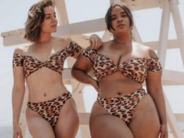 Mejores amigas muestran cómo luce la misma ropa en distintos cuerpos