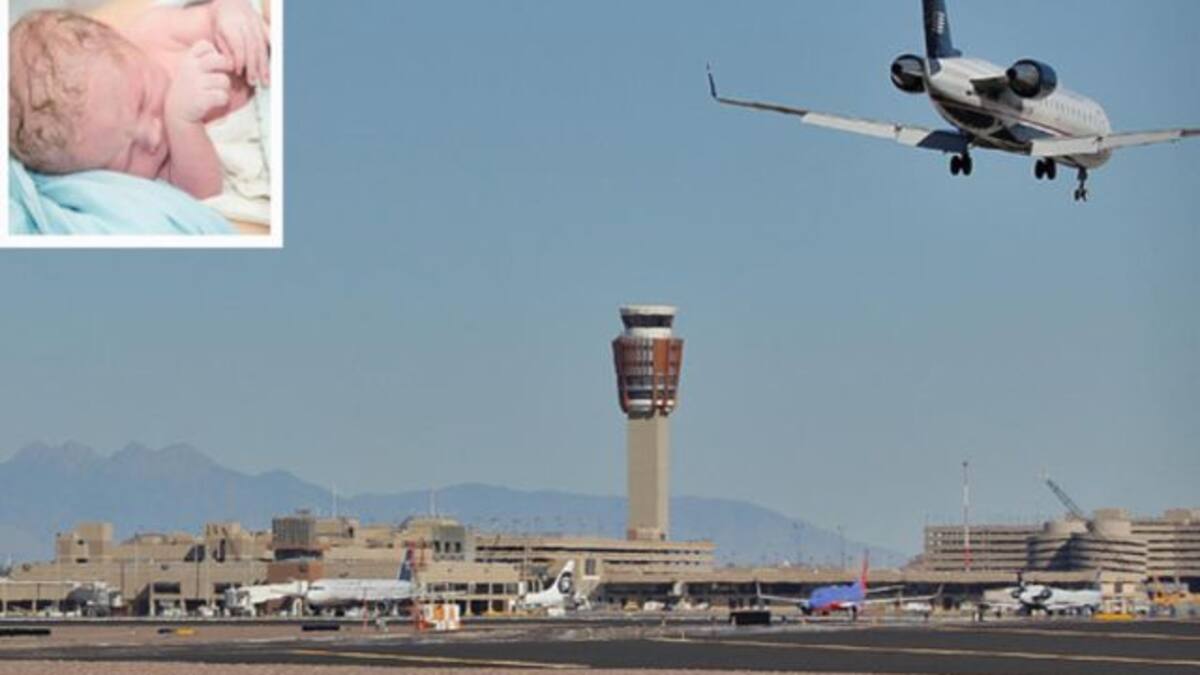 Da a luz en un avión y tiene una gran recompensa