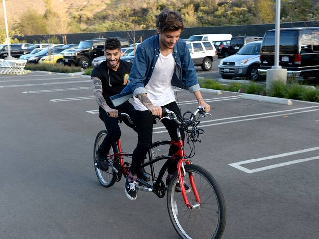 Zayn Malik y Louis Tomlinson durante la celebración del '1D Day' de One Direction organizado por Youtube en 2013.