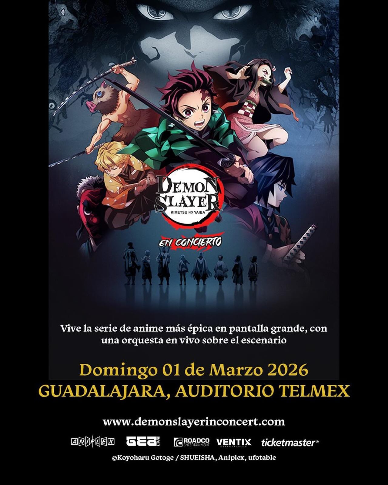 Damon Slayer Kimetsu no Yaiba en Guadalajara