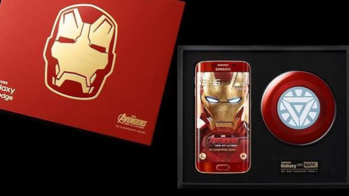 Presentan el Galaxy S6 Edge de Iron Man