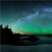 Desde el espacio tomó fotografía de una aurora boreal