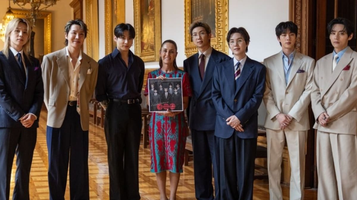 BTS en México: Este es el mensaje que dio Namjoon y Taehyung a ARMY desde Palacio Nacional