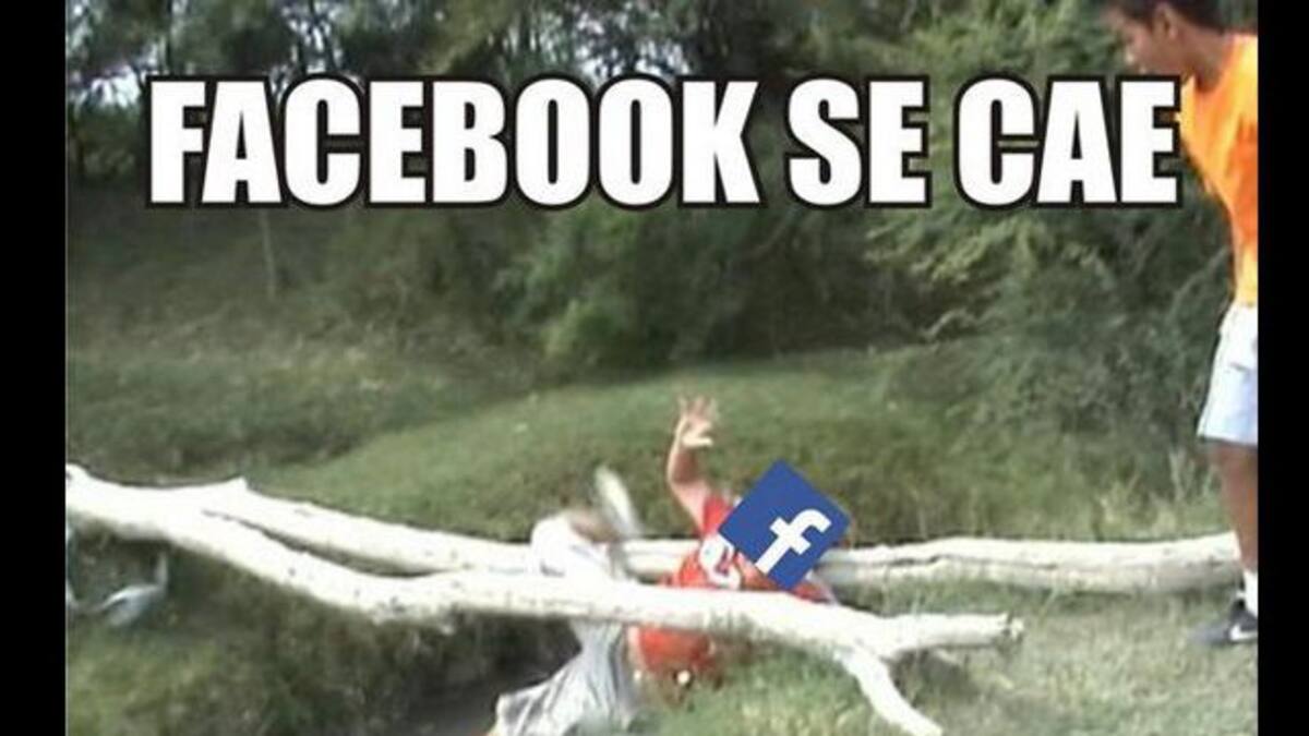 Los memes de la caída de Facebook