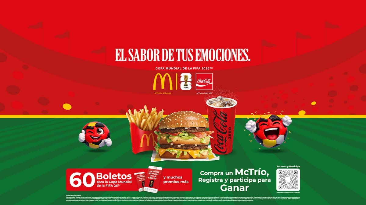Big Mac + Coca-Cola: el McTrío que pone a vibrar tu pasión futbolera este 2026