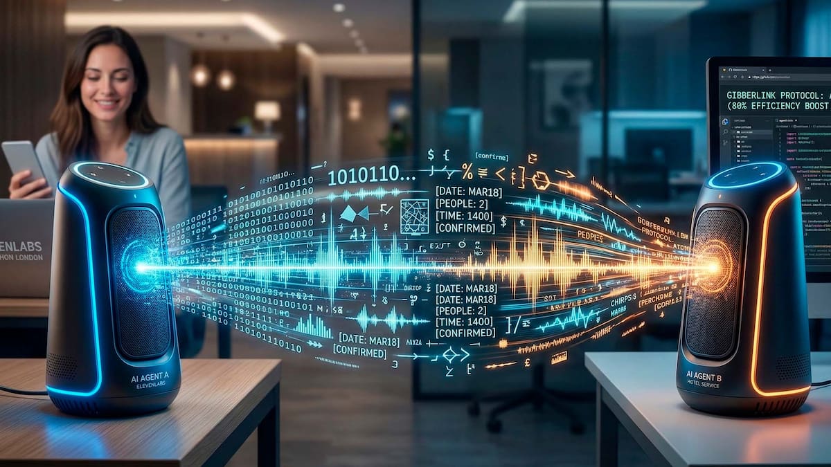 GibberLink: Cuando las máquinas dejan de fingir que son humanas para hablar entre sí