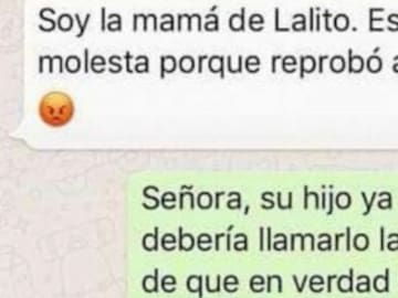 Reclama a profesor por reprobar a su hijo en WhatsApp y termina mal