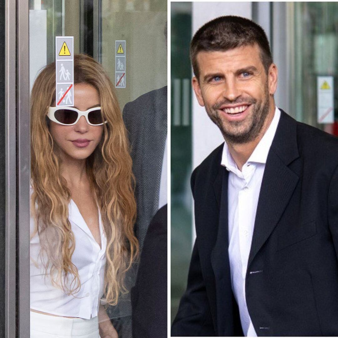 Shakira y Gerard Piqué en los juzgados de Barcelona