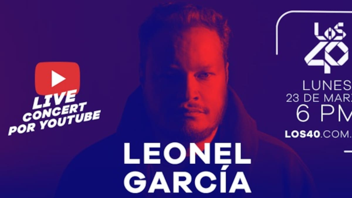 Leonel García en showcase por YouTube