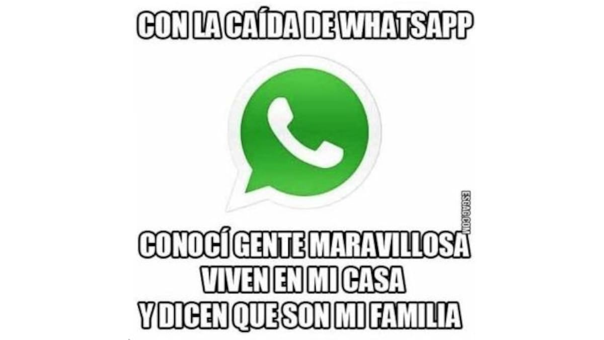 Los mejores memes de la caída de Whatsapp