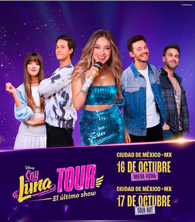 Soy Luna agrega una fecha más en CDMX