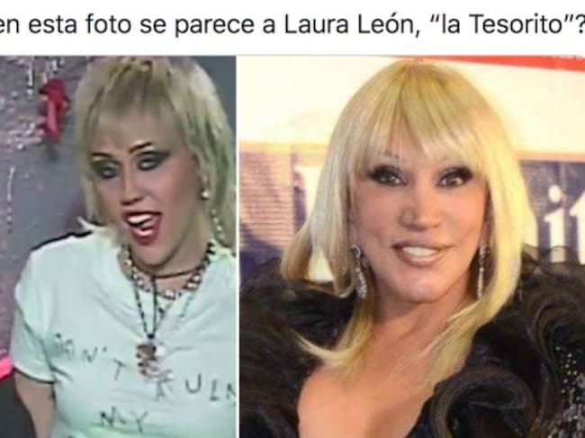 Miley Cyrus y "La Tesorito" se parecen