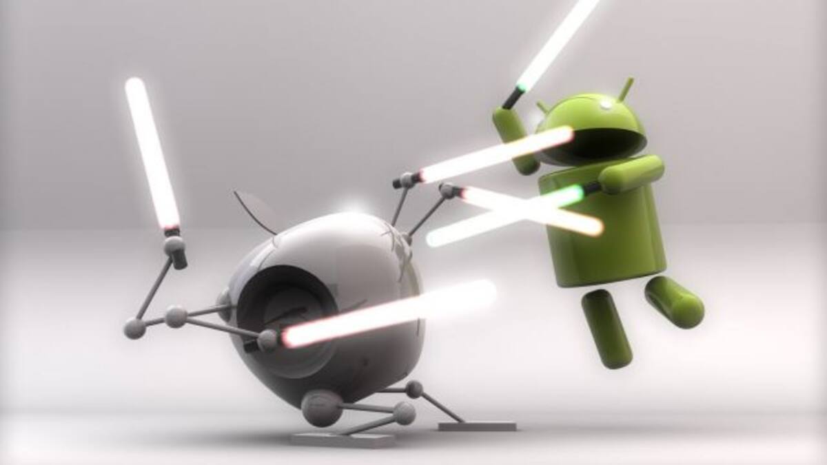 ¡Riña por debate de IOS y Android!