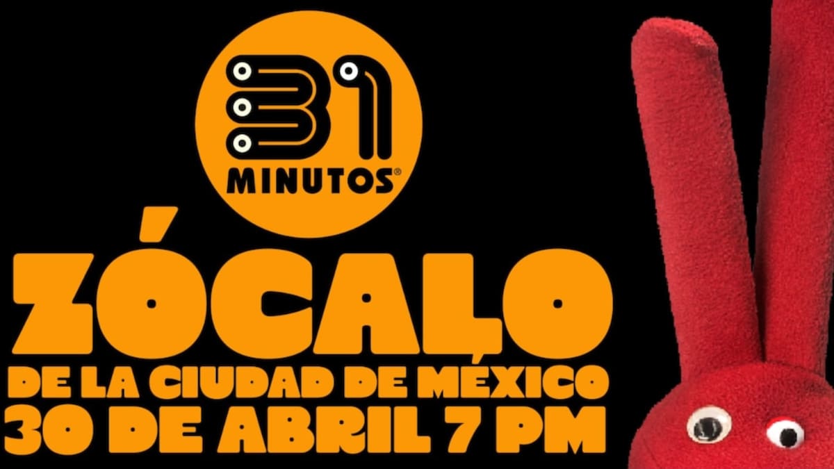 ¿Cuánto le costará al Gobierno mexicano realizar el concierto de 31 Minutos en el Zócalo de la CDMX?