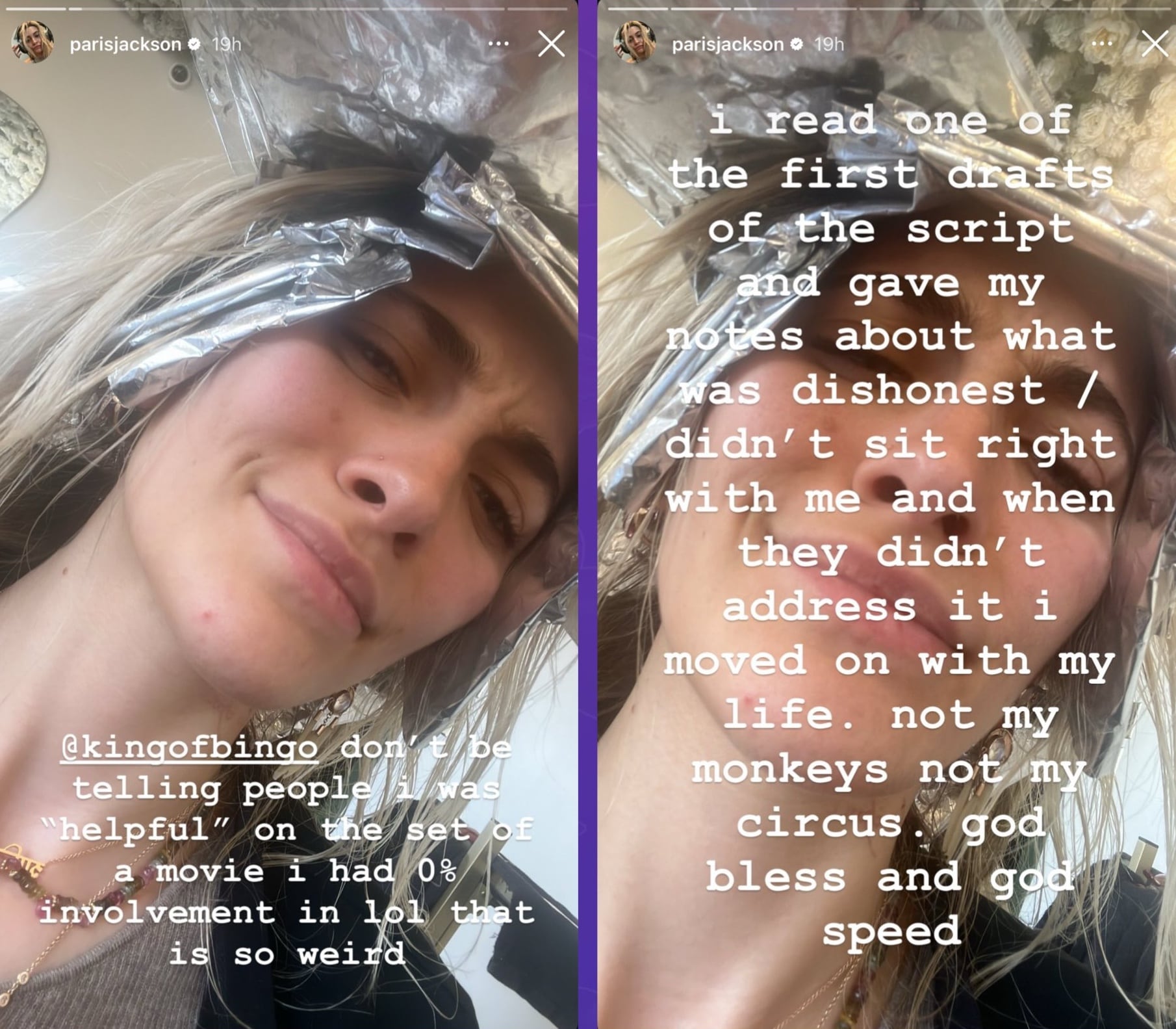 Paris Jackson en Instagram