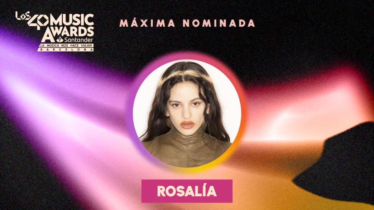 LOS40 Music Awards Santander 2026 revela a todos sus nominados: Lista completa de artistas y categorías