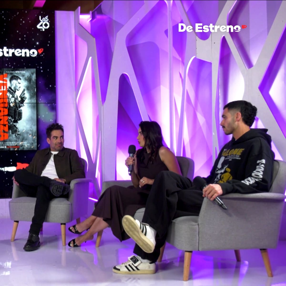 Omar Chaparro, Paola Núñez y Alejandro Speitzer revelan secretos del rodaje de Venganza