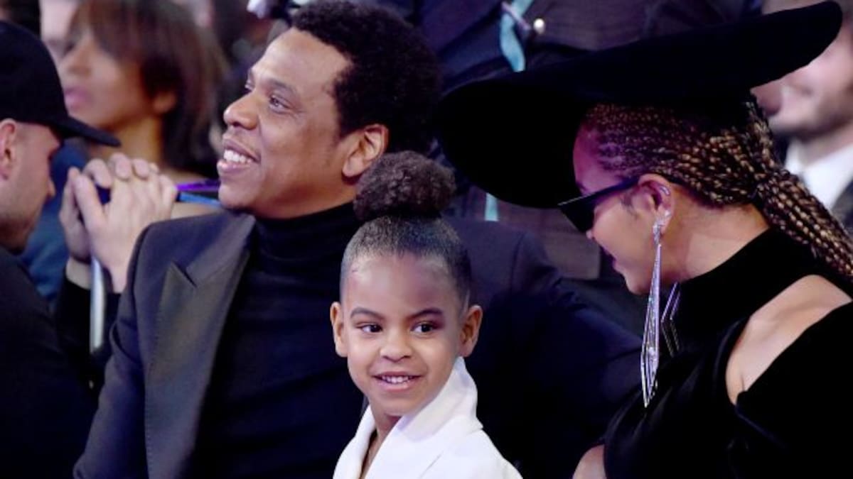 Hija de Beyoncé calla a sus papás en los Grammys