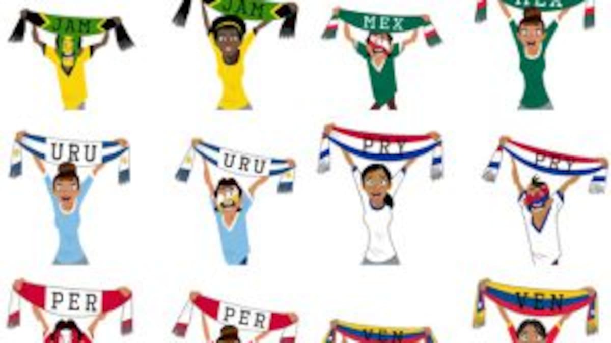 Facebook lanza stickers oficiales de la Copa América 2015