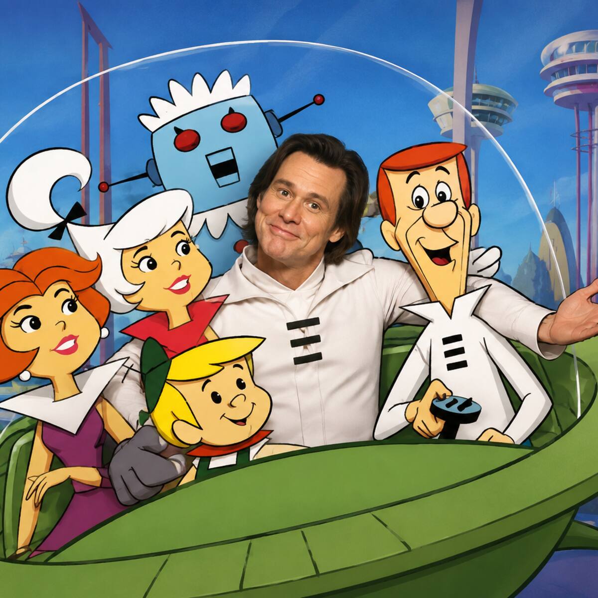 ¿No que ya se retiraba? Jim Carrey encabezará el live-action de “Los Supersónicos” y esto es lo que se sabe hasta el momento