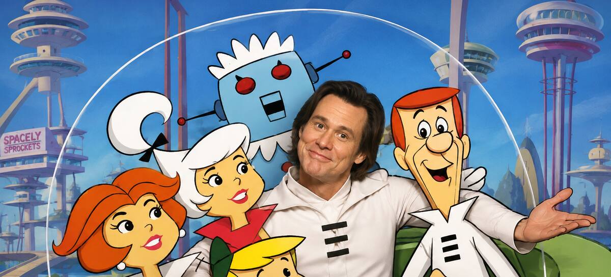 Jim Carrey como protagonista de la película de Los Supersónicos
