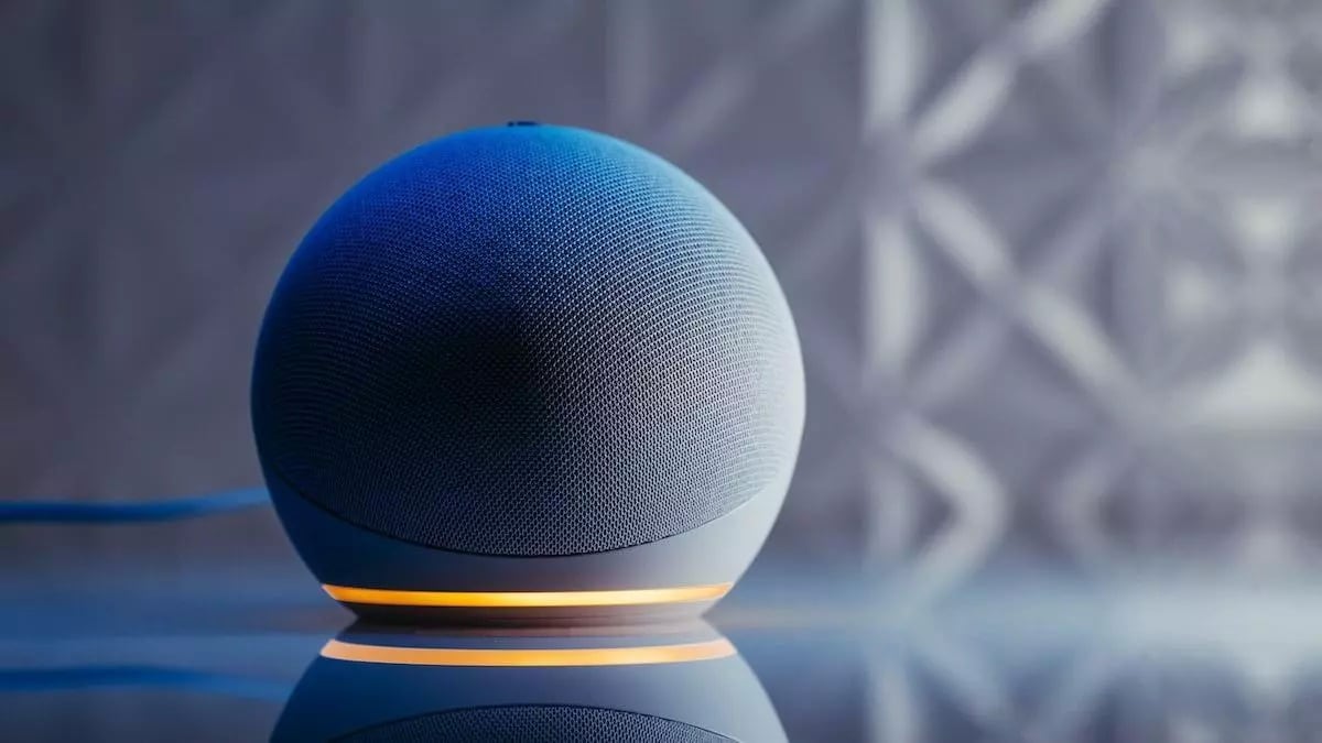 Alexa, el altavoz inteligente de Amazon.