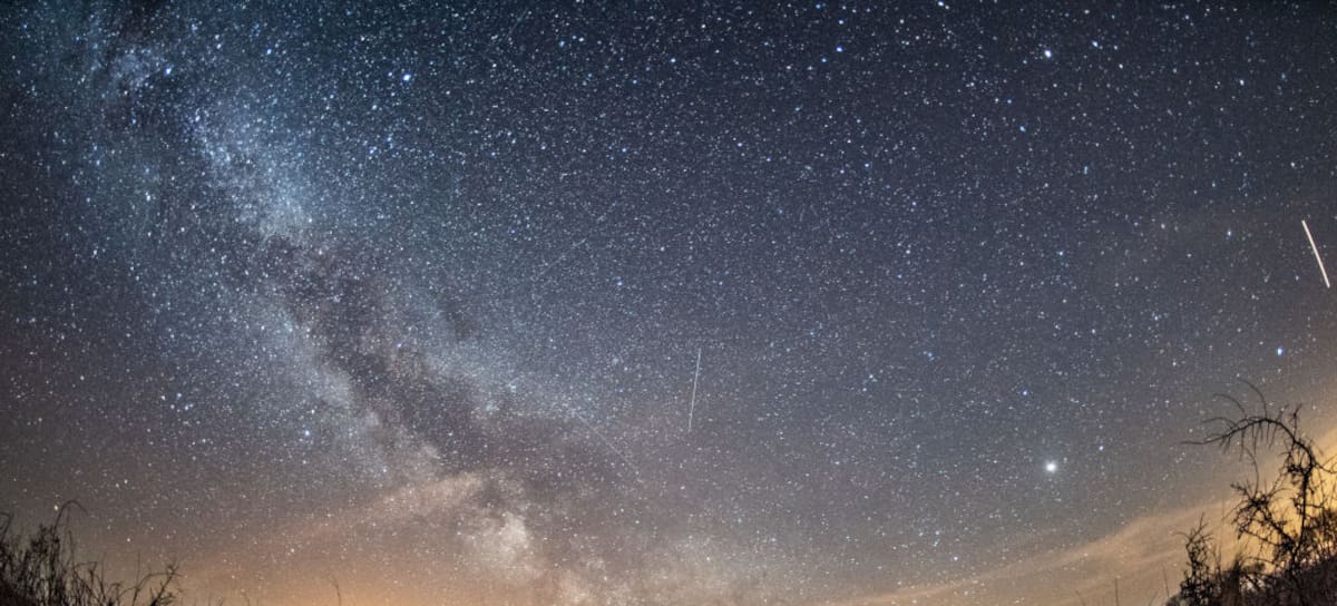 Lluvia de estrellas lirídas