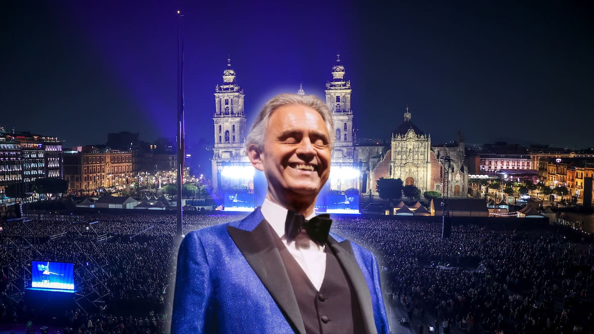 Andrea Bocelli dará concierto GRATIS en el Zócalo: fecha y todos los detalles