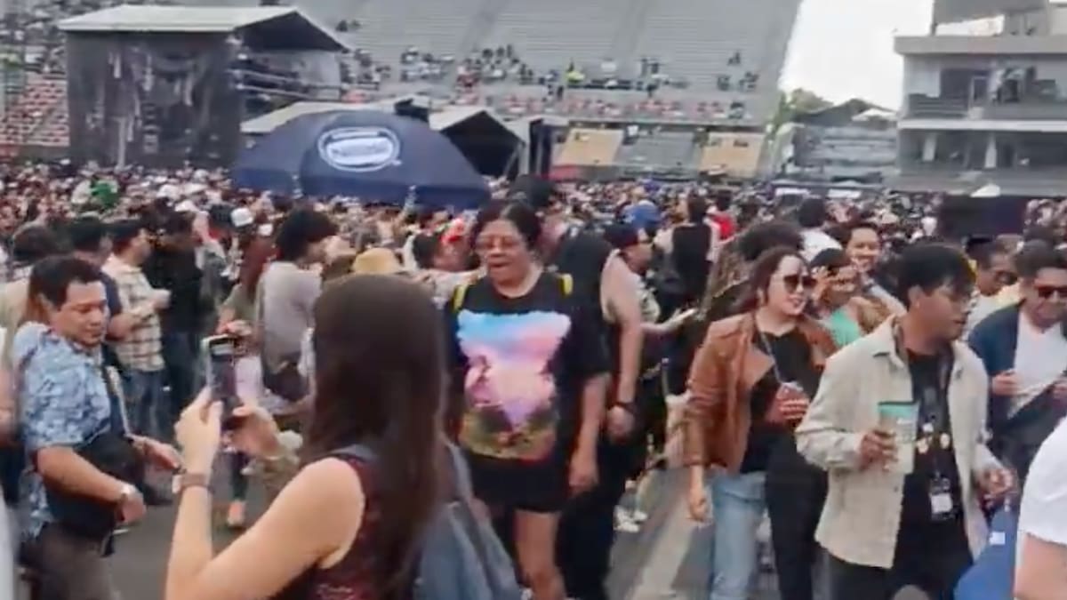 Así fue el momento en que cientos de asistentes al Vive Latino 2026 le sacaron brillo a la pista al bailar el “Payaso de Rodeo”