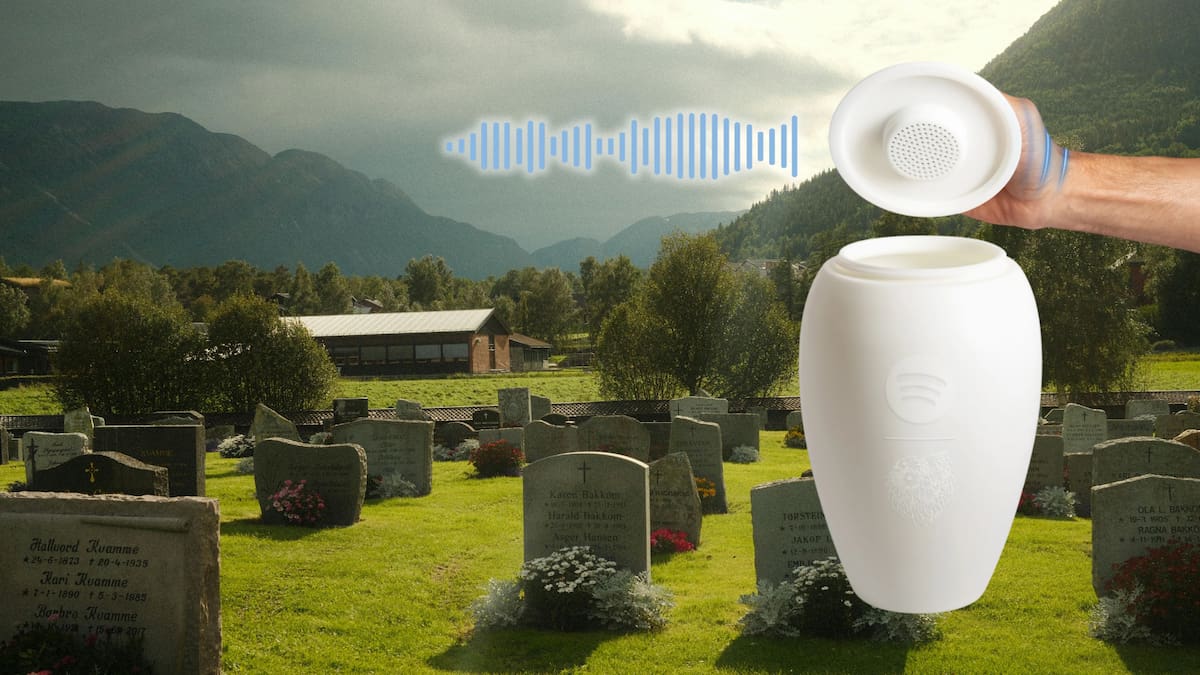 ¿Música para el más allá? Spotify y Liquid Death lanzan la primera urna con streaming