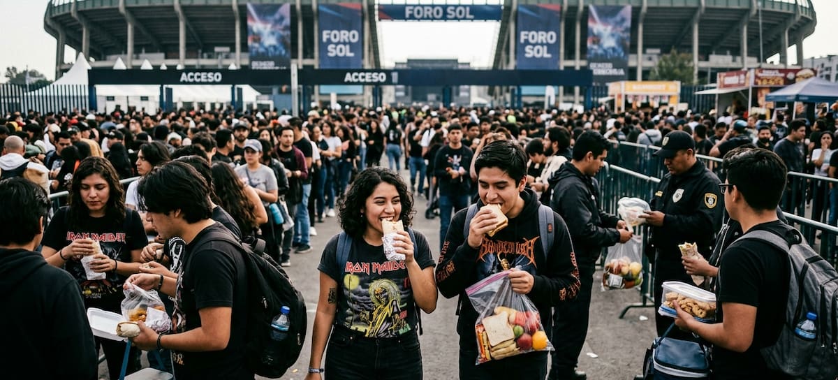 comida en festivales