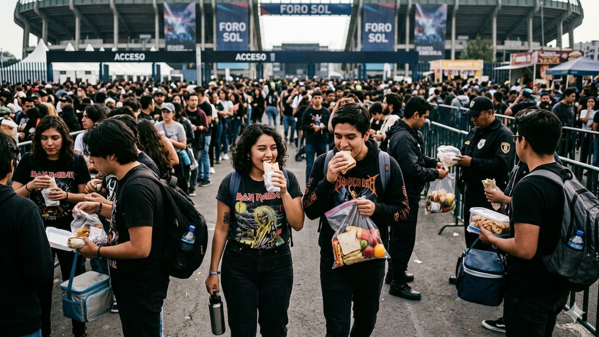 ¿Podrás llevar comida a conciertos en CDMX? Proponen ley para frenar precios abusivos en eventos masivos