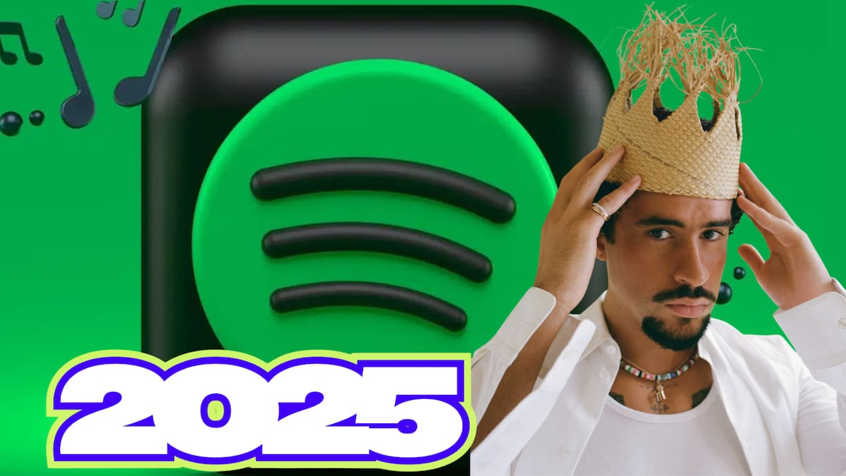 ¡Es oficial! Bad Bunny se convierte en el artista Global no. 1 de Spotify ¿quién le sigue? Lista completa de los artistas top en 2025