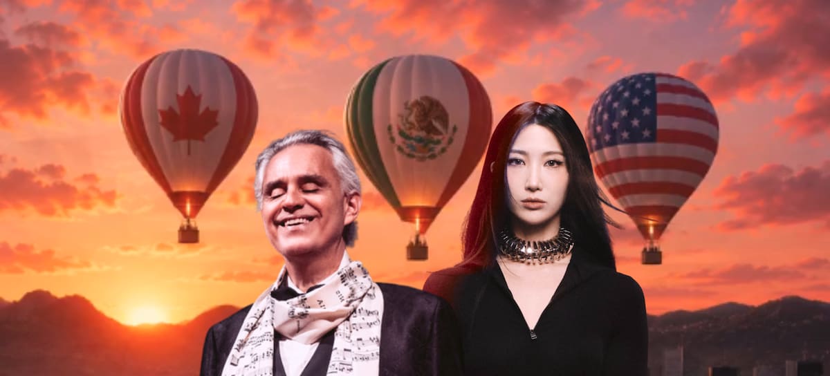 Andrea Bocelli y EJAE participarán en el Himno Oficial del Mundial de la FIFA 2026
