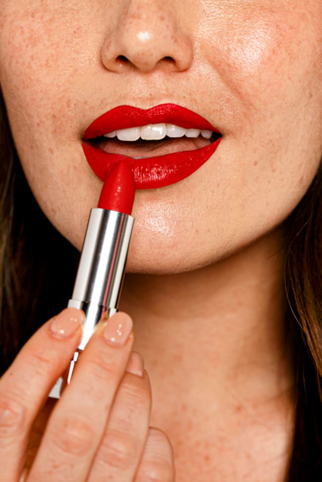 Labial rojo