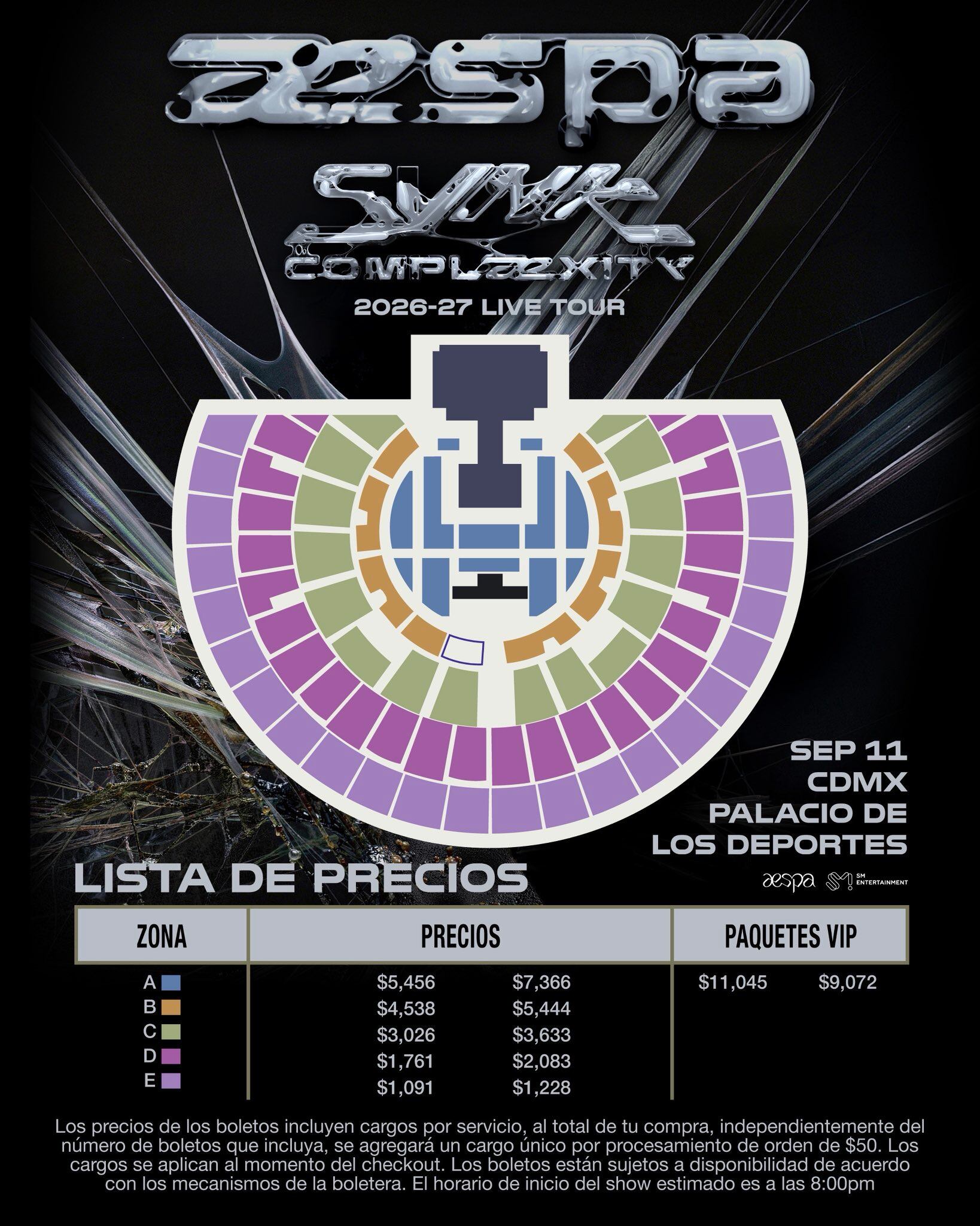 Mapa para aespa en México