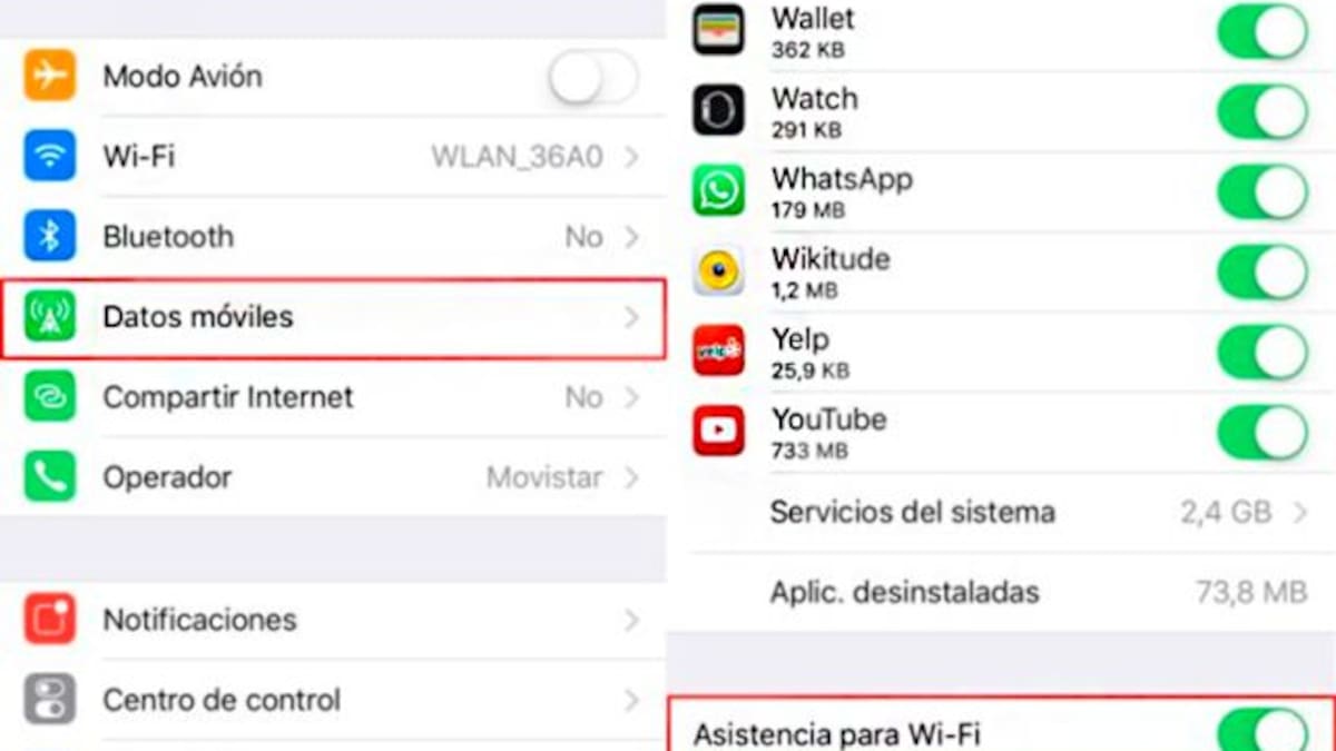 Desactiva la opción que devora los datos de los iPhone