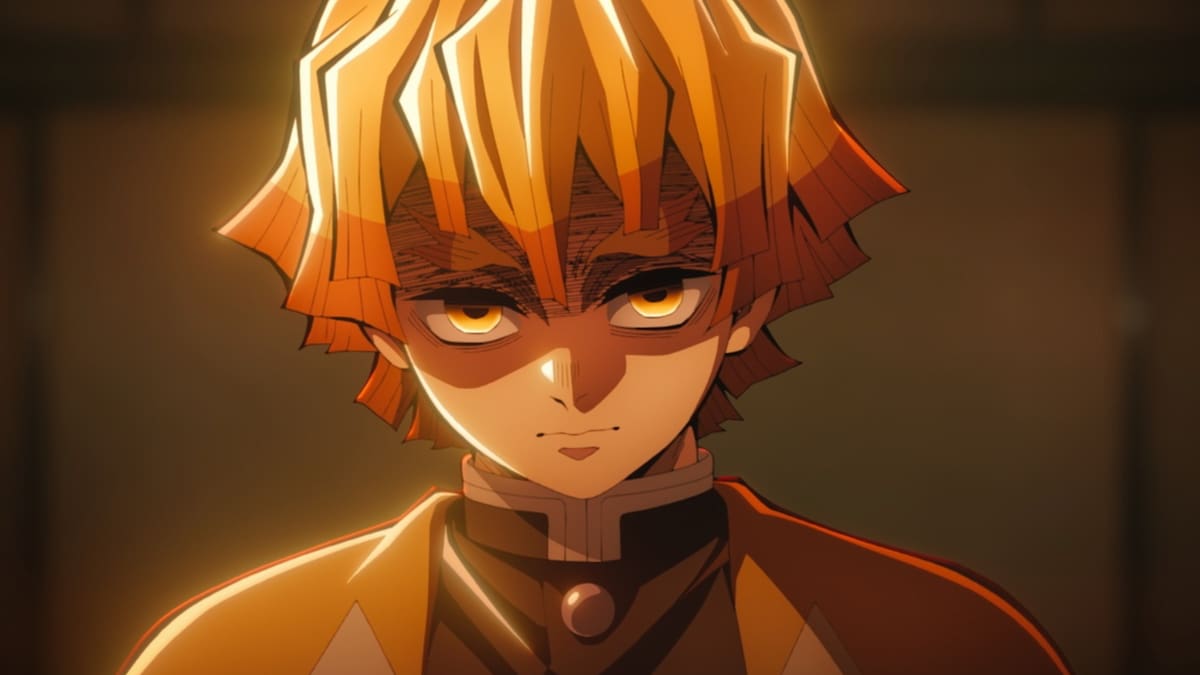 Lanzan el nuevo tráiler de Demon Slayer-Castillo Infinito con Zenitsu como protagonista para la versión Blu-ray y DVD