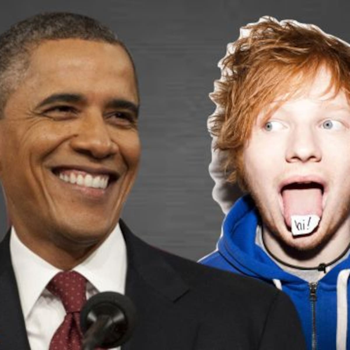 ¿Ed Sheeran o Barack Obama?