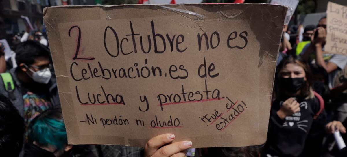 Décadas después el 2 de octubre no se olvida