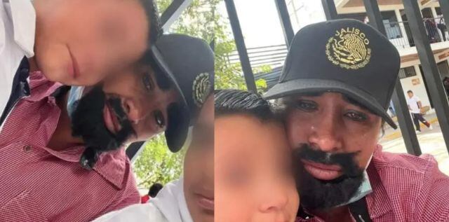 Madre se disfraza de papá para ir a la escuela de sus hijos