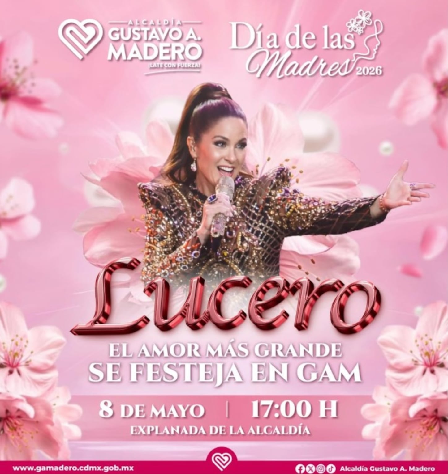 Lucero dará un concierto gratis con motivo del Día de las Madres